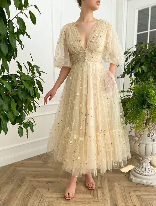 Exclusive Offers You’ll Love!Sea of Daisies Dress