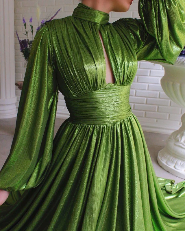 Today’s Deals, Tomorrow’s Regrets!Shiny Olivine Gown