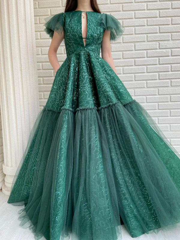 Get Ready to Save!Sparkly Moss Gown