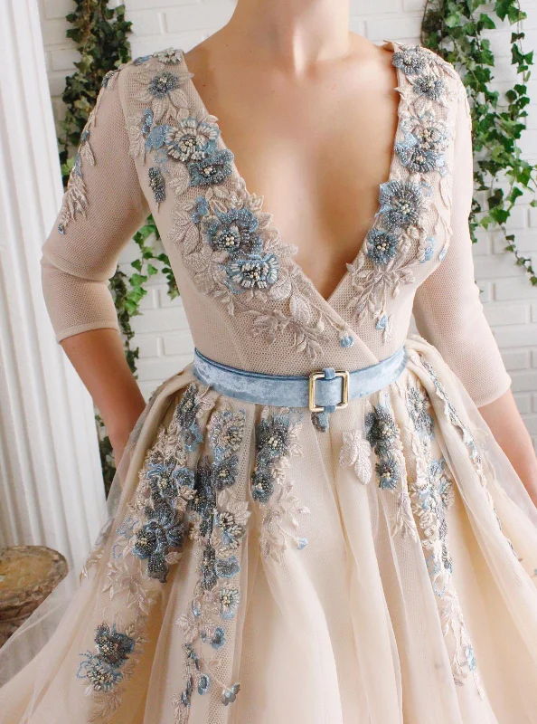 Save Up to 50% Off!Stina Floral Gown