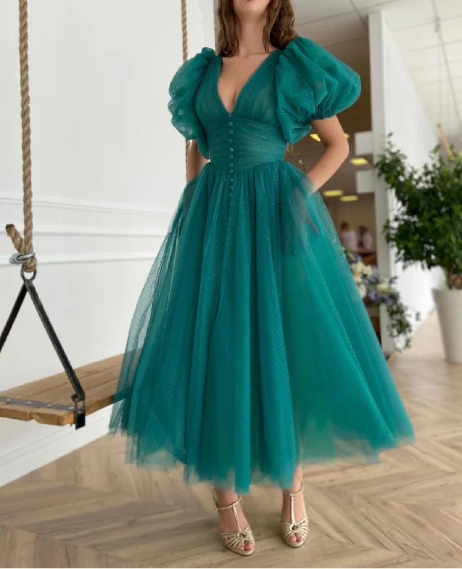 Buy One, Get One Free!Teal Dotted Dress