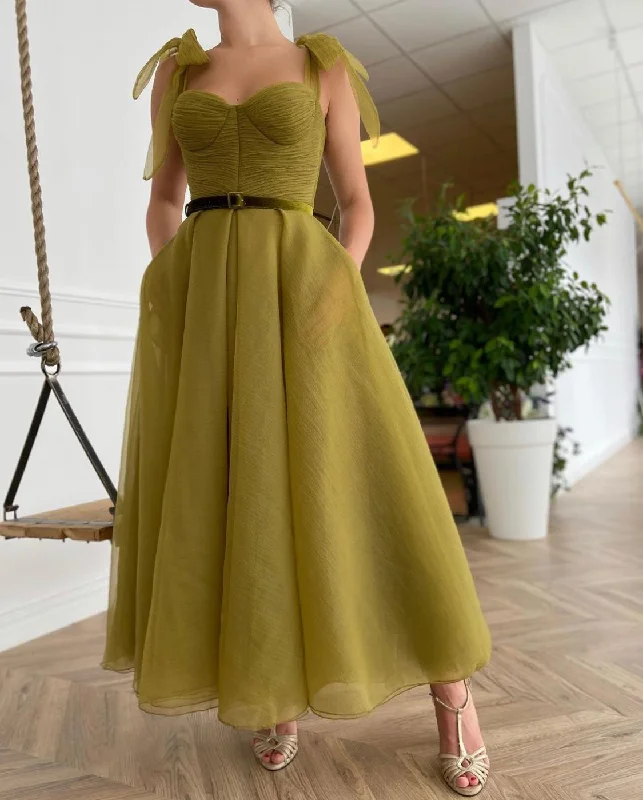 Great Deals, Just for You!Verde Organza Dress