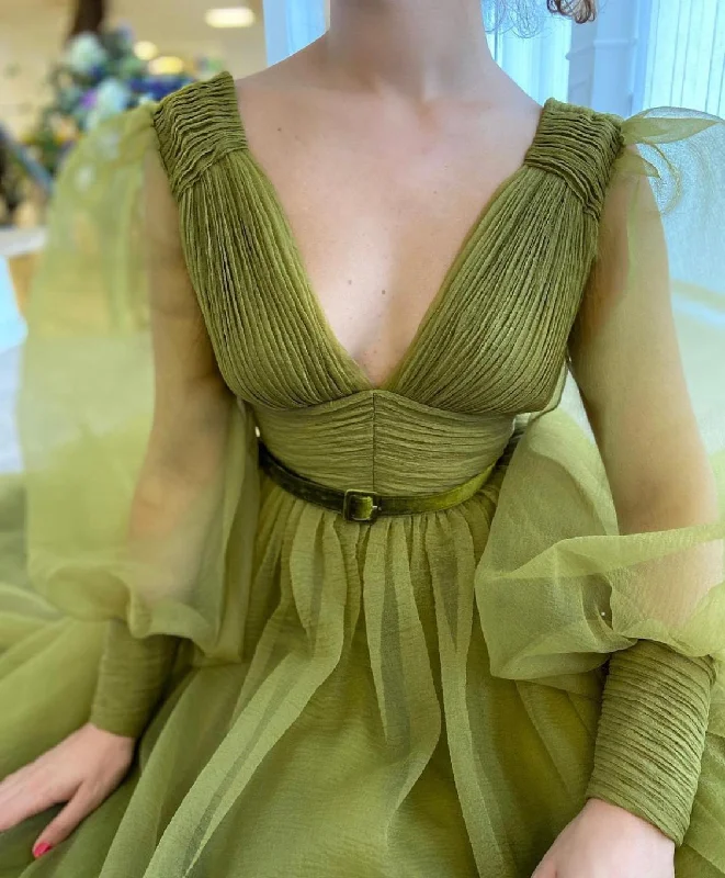 Mega Sale Happening Now!Verde Organza Gown