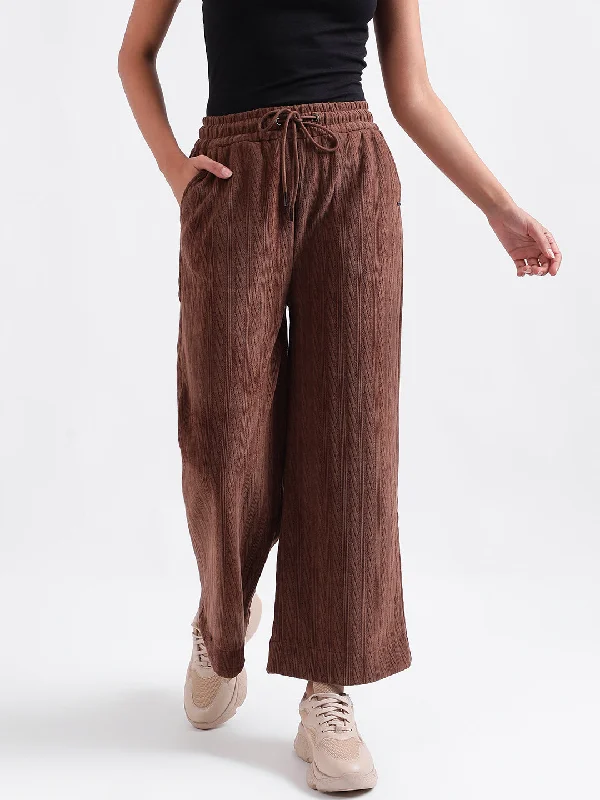 Your Favorite Items on Sale Now!Elle Women Brown Solid Relaxed Fit Sweatpant