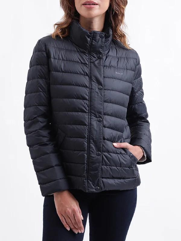 New Discounts Just Dropped!Gant Women Solid Full Sleeves Stand Collar Jacket